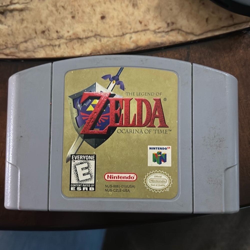 The legend of ZELDA ocarina of time cassette